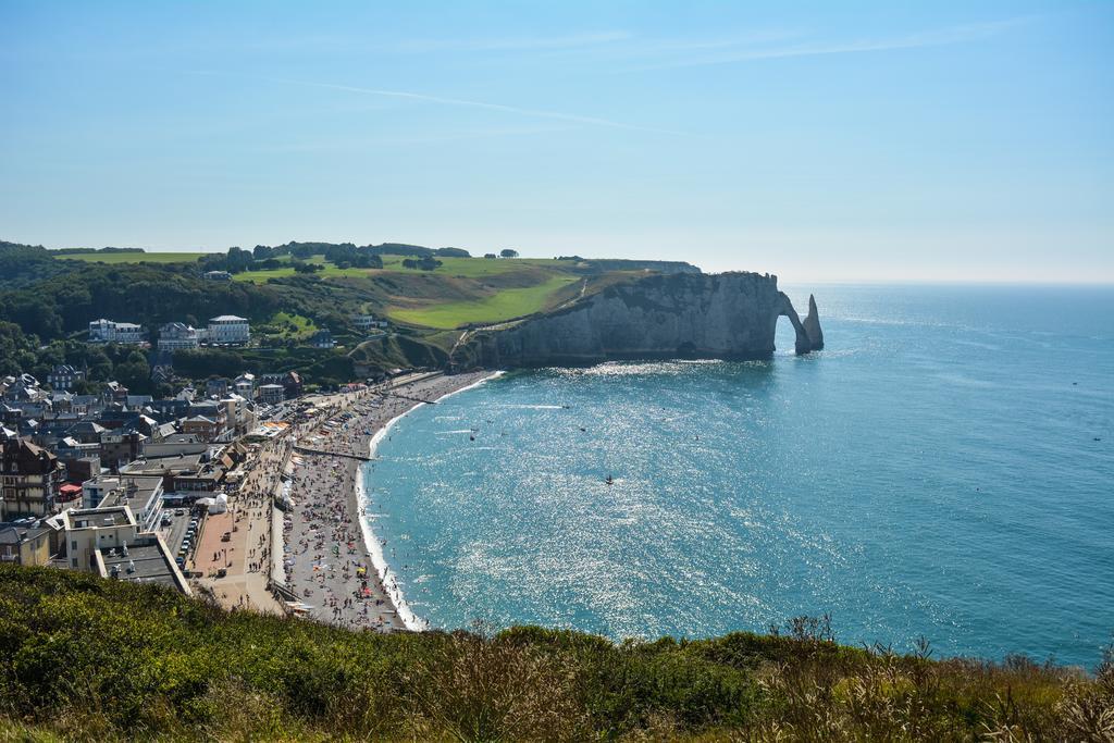 La Belle Vue Le Diamant Des Yeux Mer Et Golf Front Mer Etretat Exterior photo